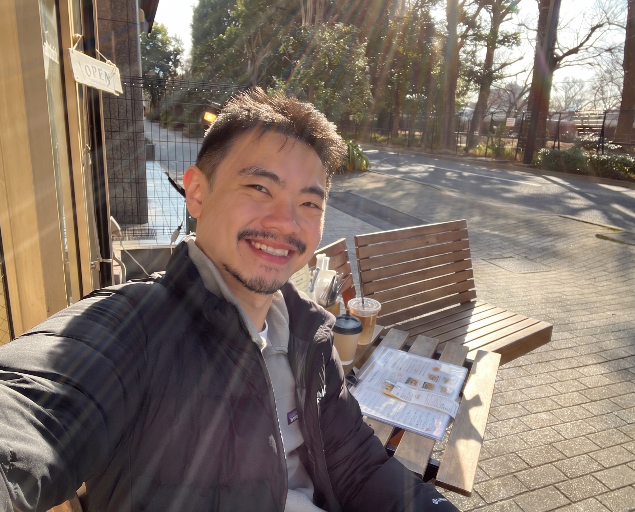 Zhong Wei with a beard